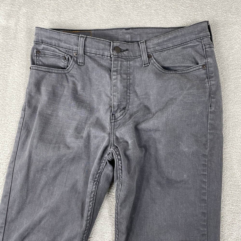 Levis 511 Slim Jeans Mens 33x34 Gray Stretch Denim Waterless Modern Casual - Picture 2 of 12
